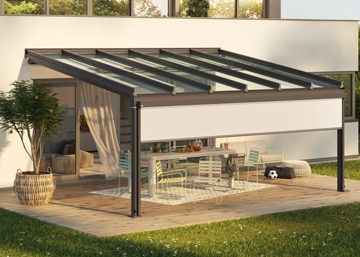 weinor Terrazza Sempra – das zeitlose Glas-Terrassendach weinor Terrazza Pure