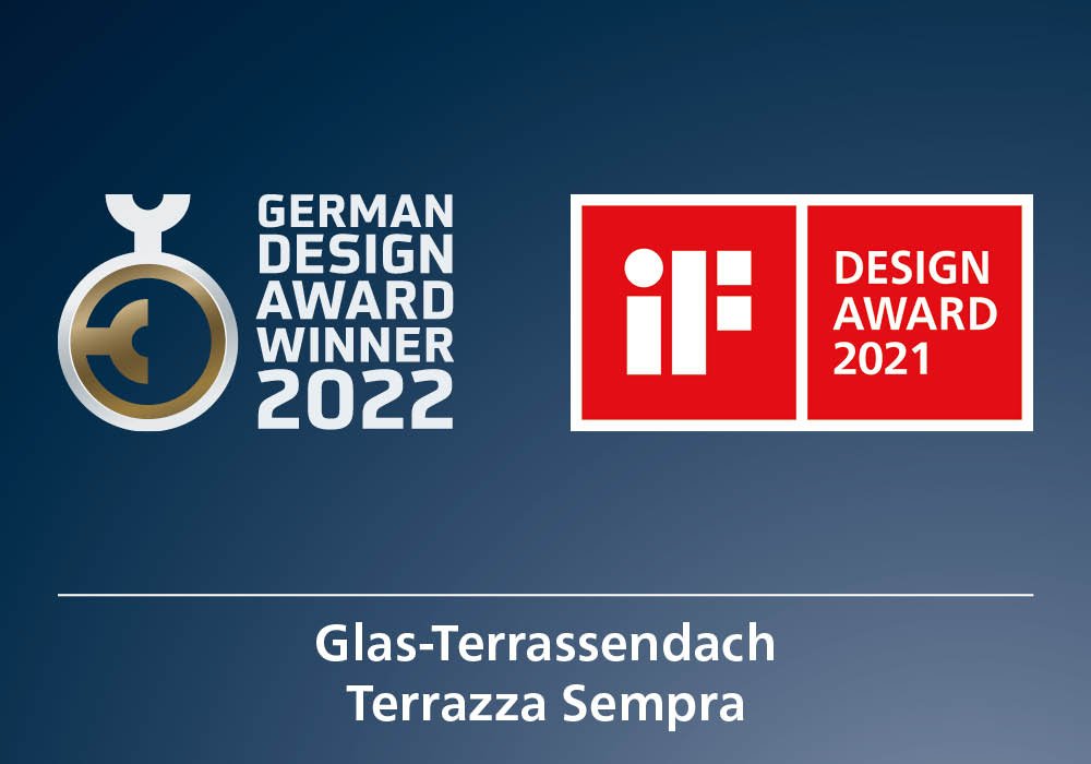 Awards Glas-Terrassendach Terrazza Sempra