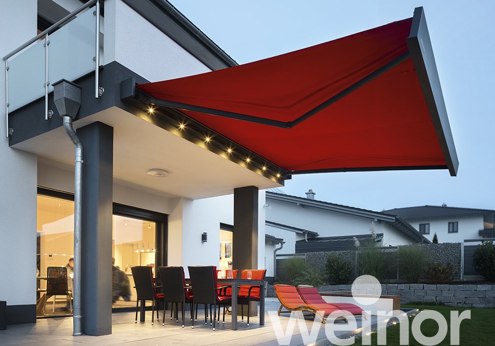 Markise weinor Kubata mit integrierter LED