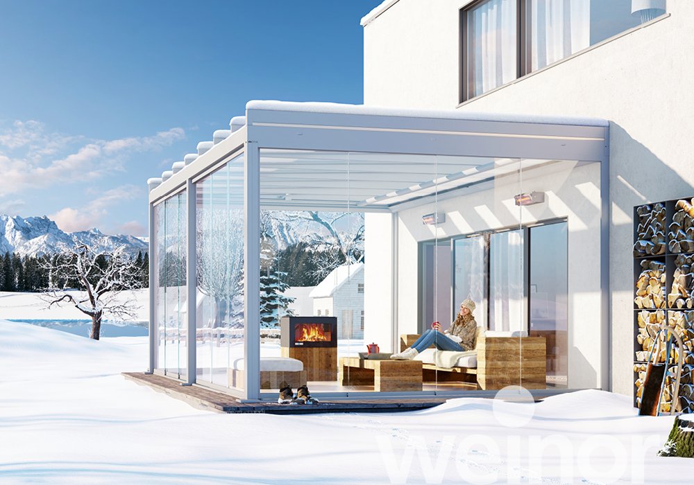 Glasoase® weinor Kalt-Wintergarten Glasoase® Inspiration, Untergesetzte Beschattung
