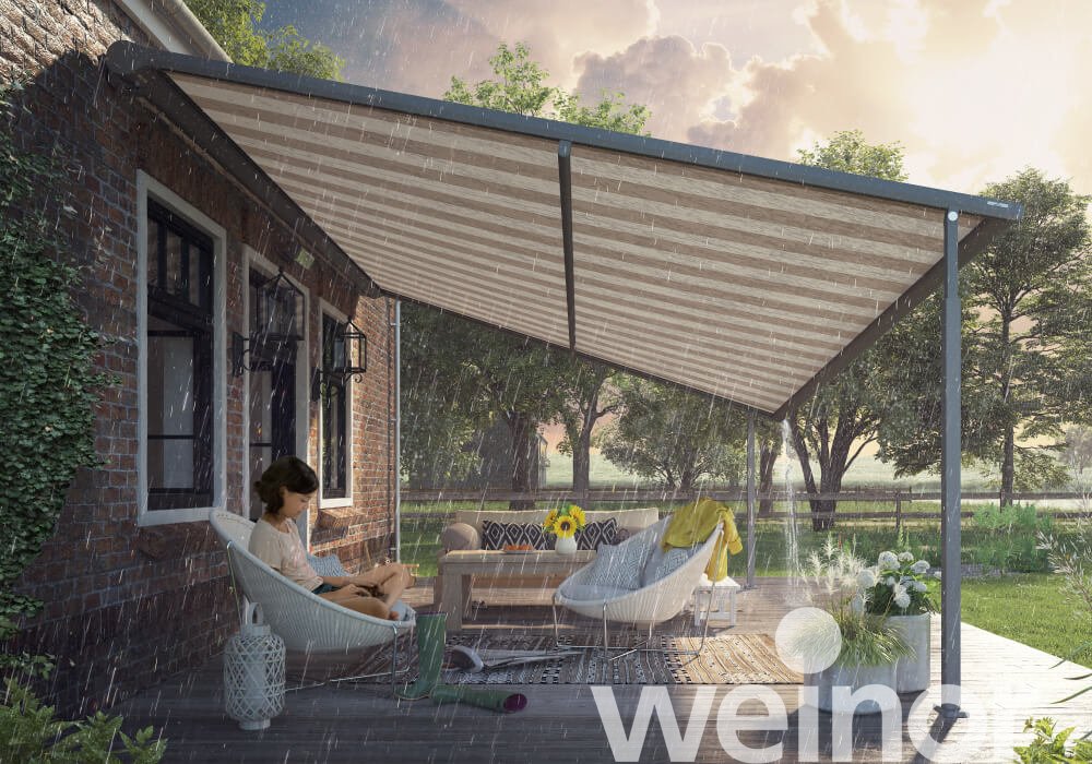 textile Pergola-Markise weinor... mit LED