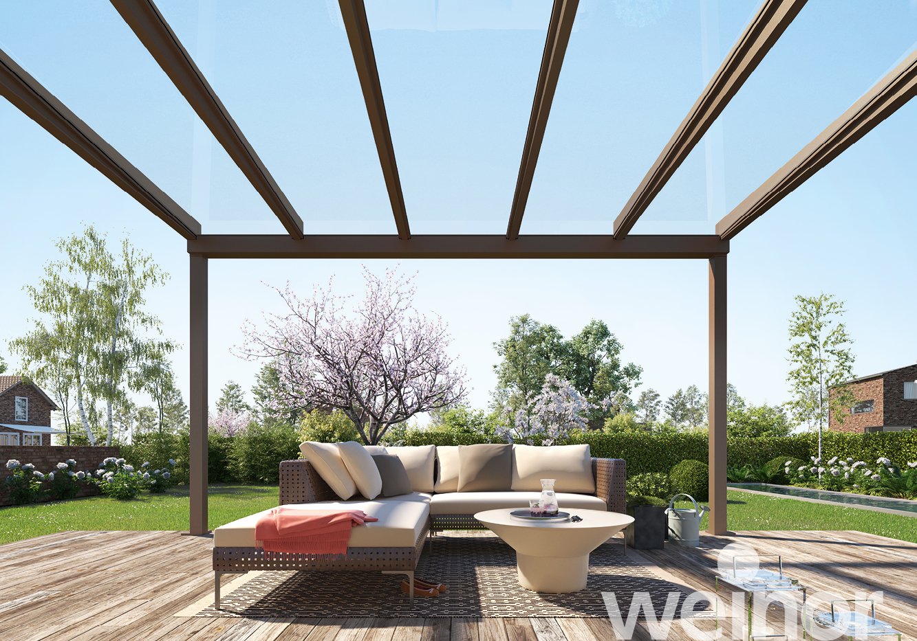 Glas-Terrassendach weinor Terrazza Pure