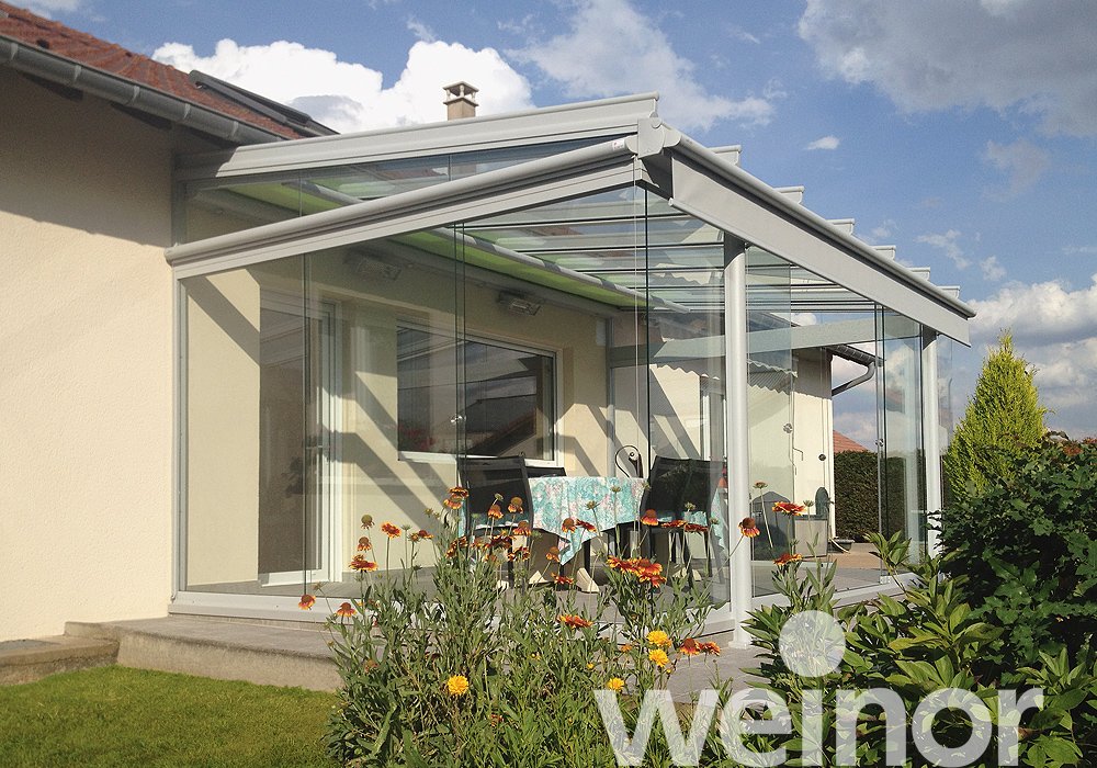 Glasoase® weinor Kalt-Wintergarten Untergesetzte Beschattung
