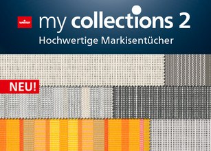 Composing für „my collections 2“ – die neue Markisentuchkollektion von weinor 